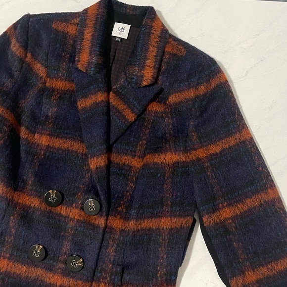 Cabi Checkmate Plaid Double Breasted Jacket Size Medium - Picture 4 of 7